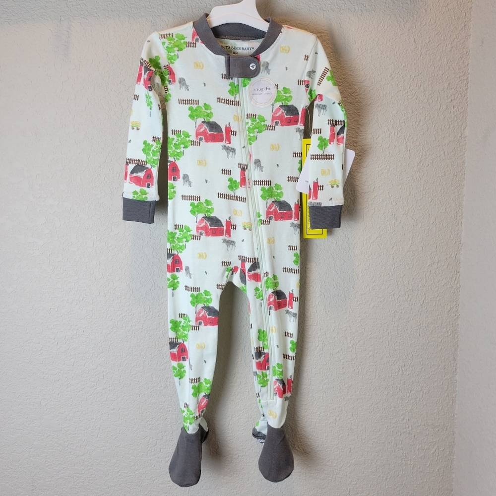Burt's Bees Barnyard Footed Pajama